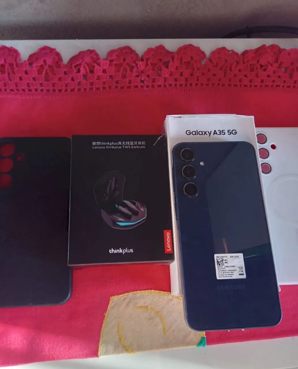Samsung A35 128gb + fone Bluetooth 