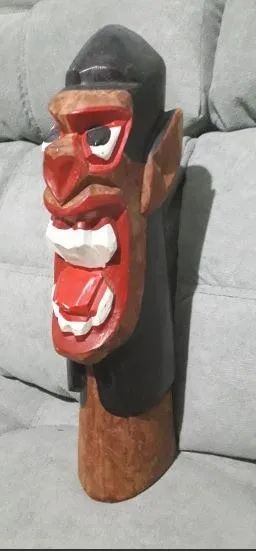 Carranca de Madeira pura Arte            - Foto 3