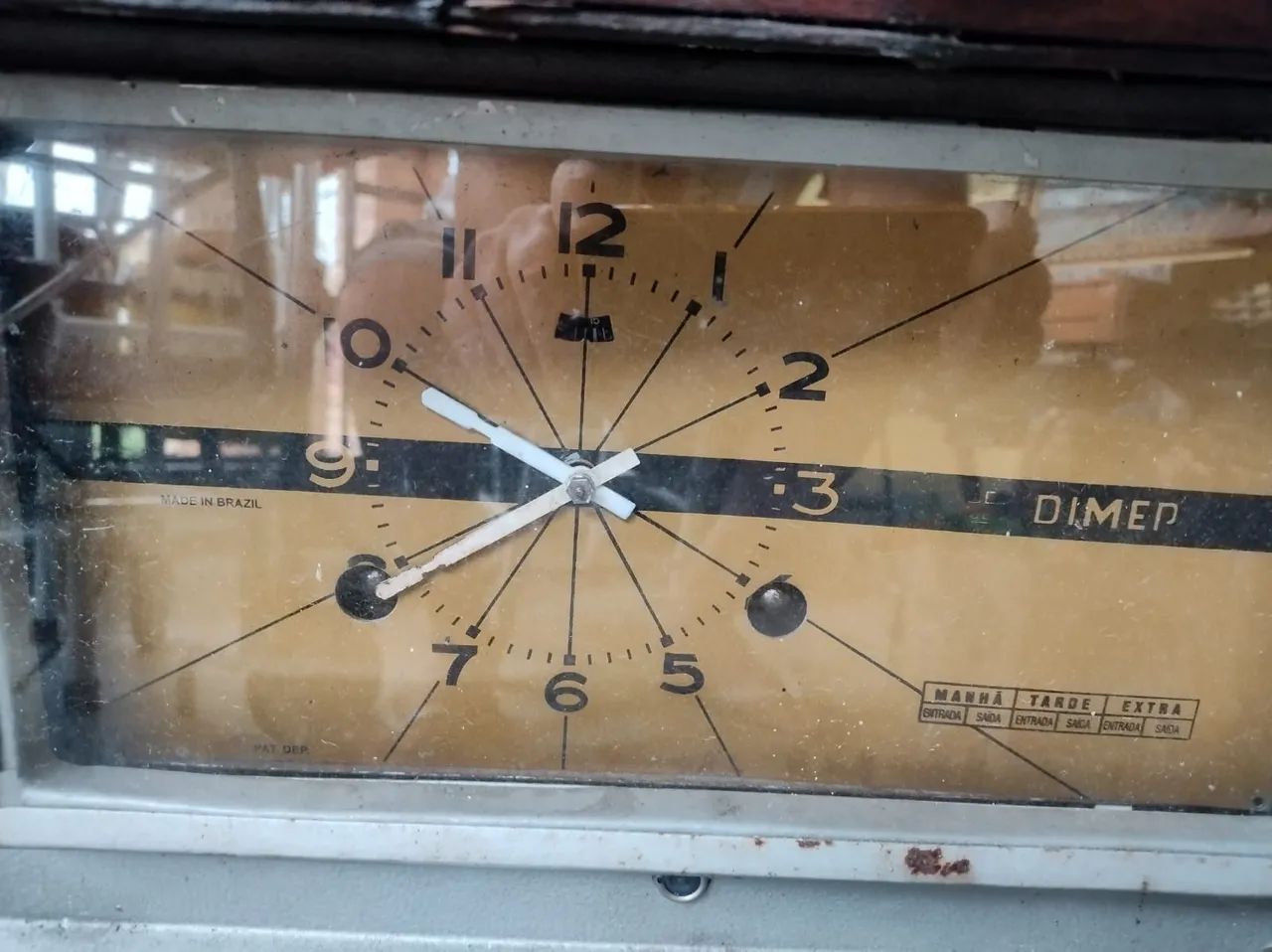 Antigo relógio de ponto Dimep