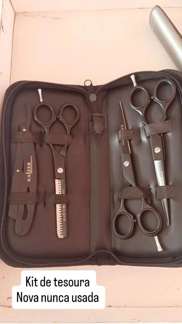 Kit de Tesoura Profissional