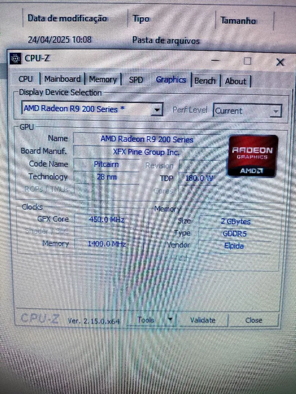 Placa de Vídeo AMD Radeon R9 270 x Series - 2GB