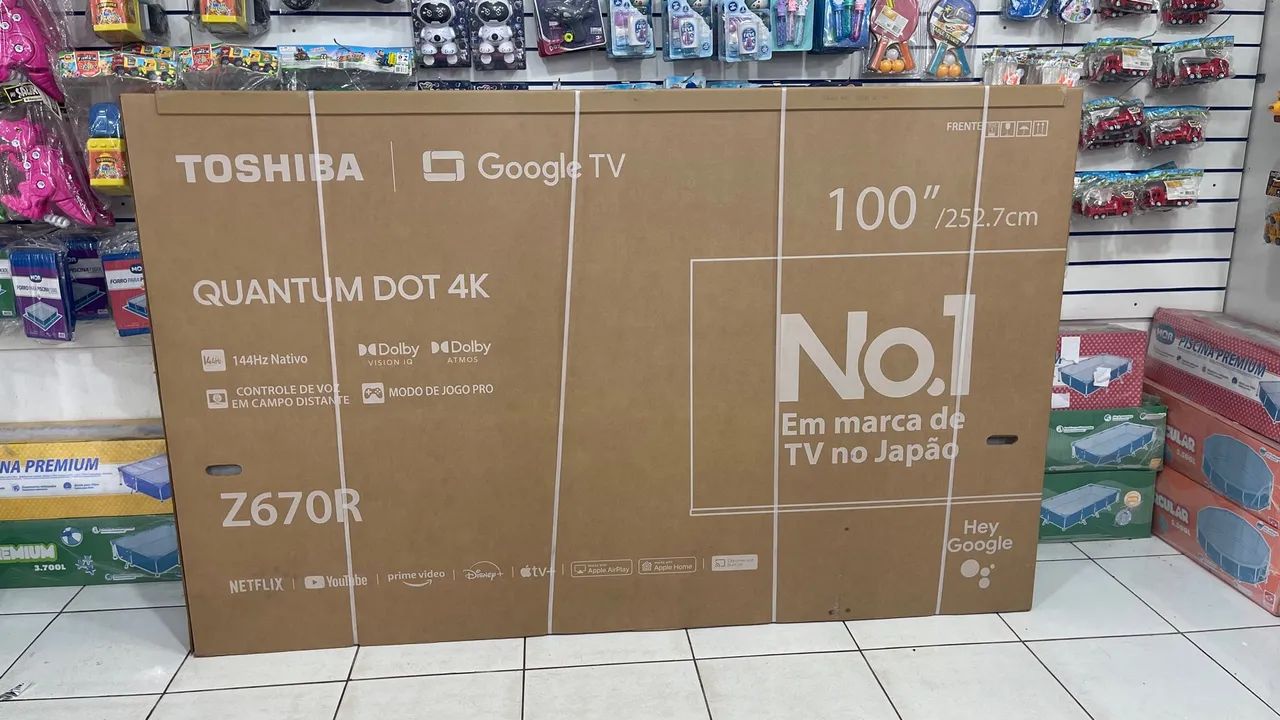 TV Toshiba 100 polegadas Quantum Dot 4K - Foto 3