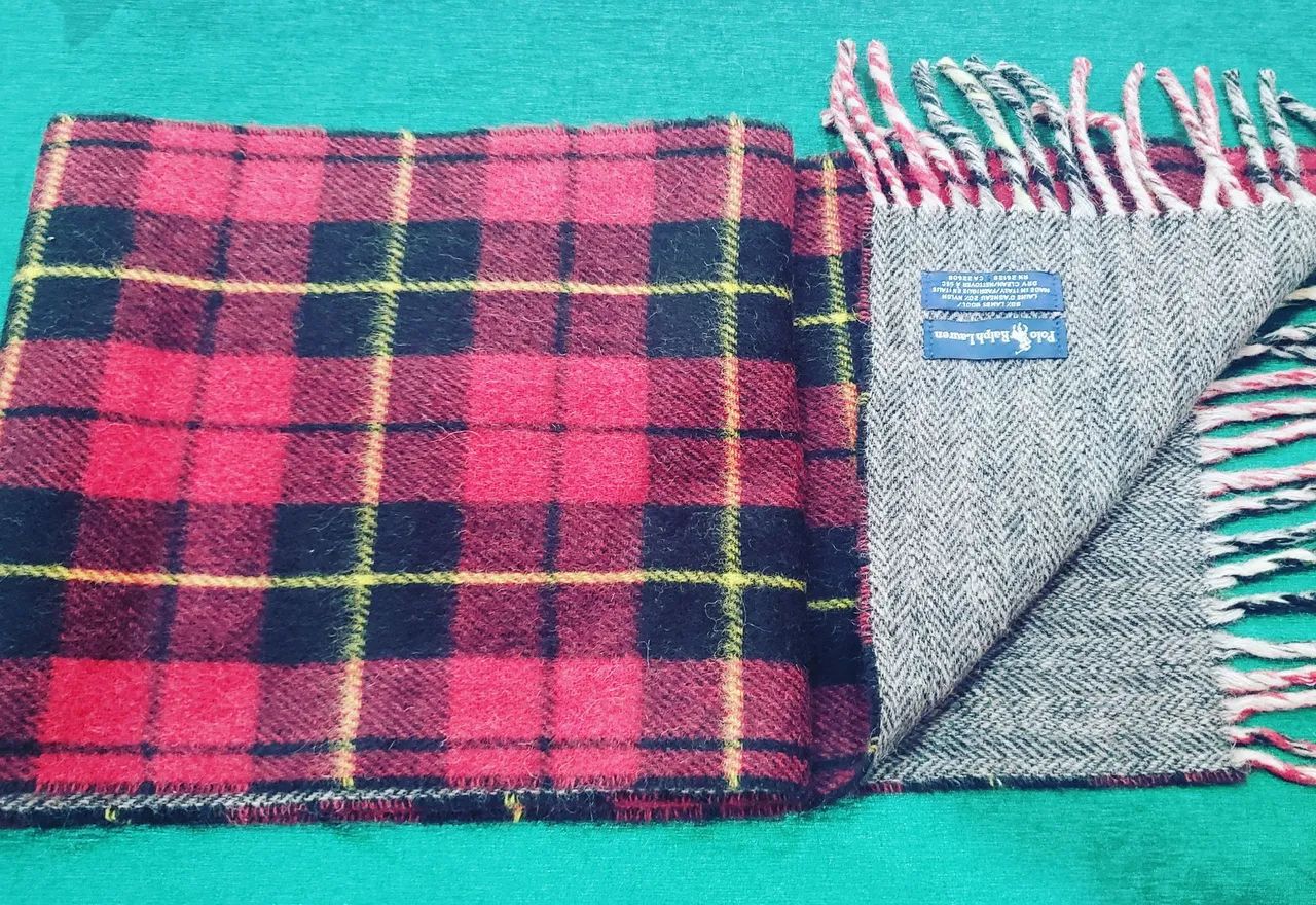 Cachecol Xadrez Polo Ralph Lauren