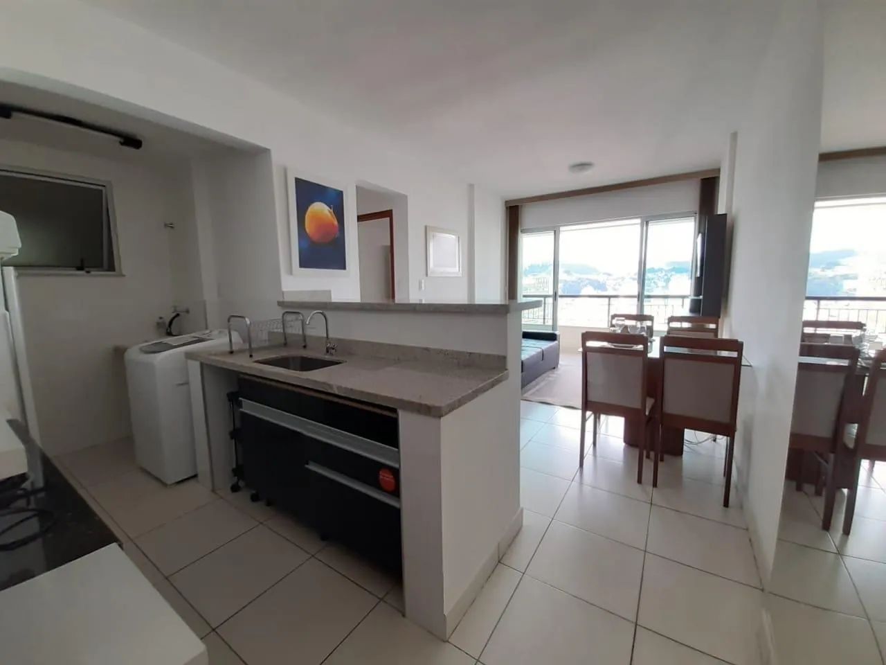 APARTAMENTO 1 QUARTO, SALA COM VARANDA - Foto 8