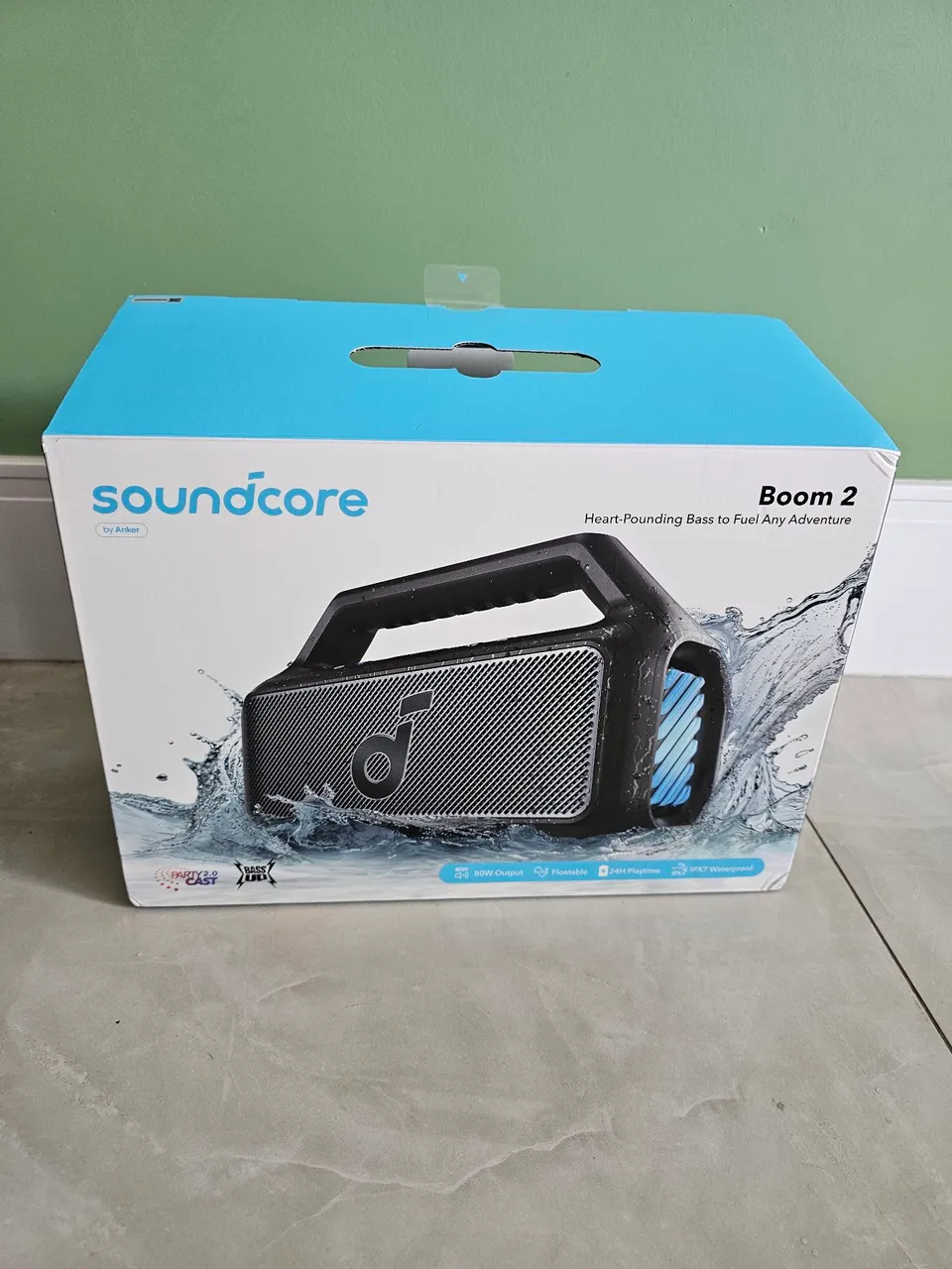 Caixa de Som Soundcore Boom 2 - Nova