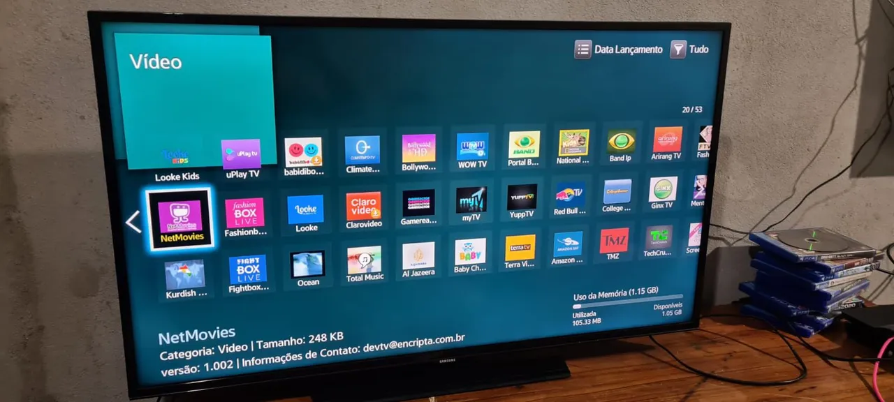Smart tv 40" polegadas Samsung