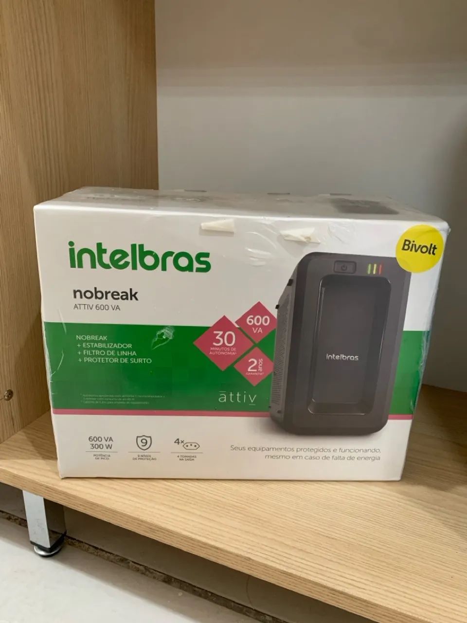 Nobreak Intelbras Attiv 600VA Bivolt