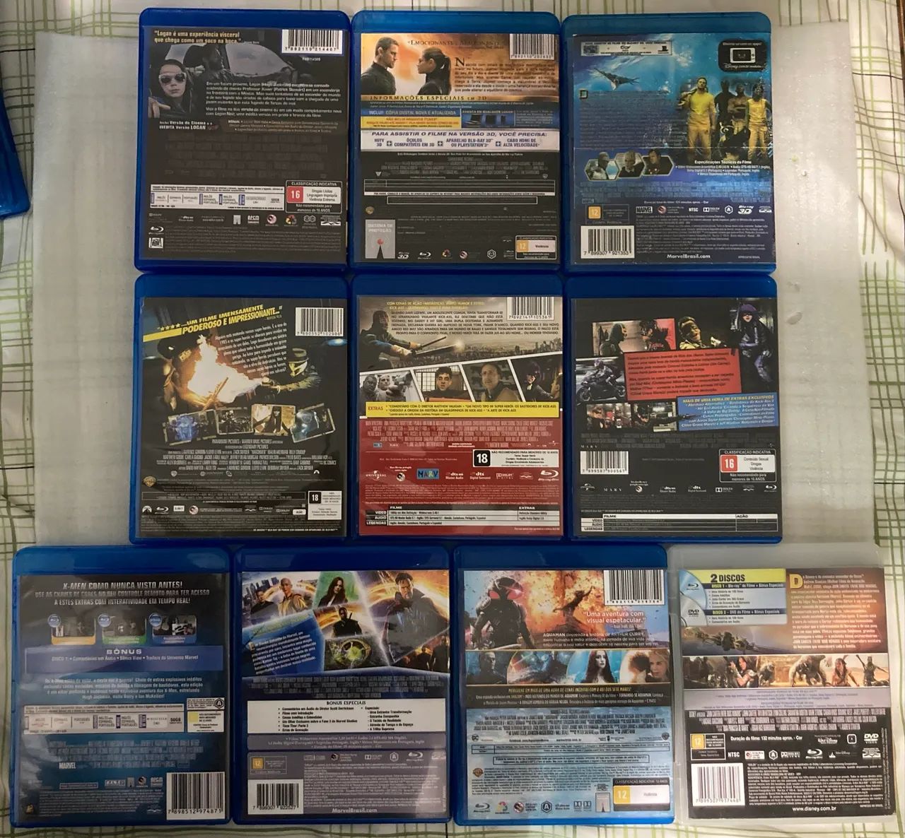Lote com 10 filmes originais de herois em Blu-Ray - Foto 4