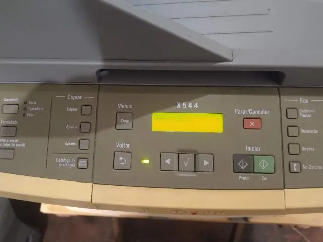 Multifuncional Laser Colorida Lexmark X544 **com Defeitos**