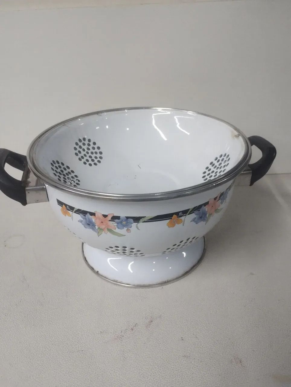 Panela de Cozinha Vintage com Decoração Floral - Foto 3