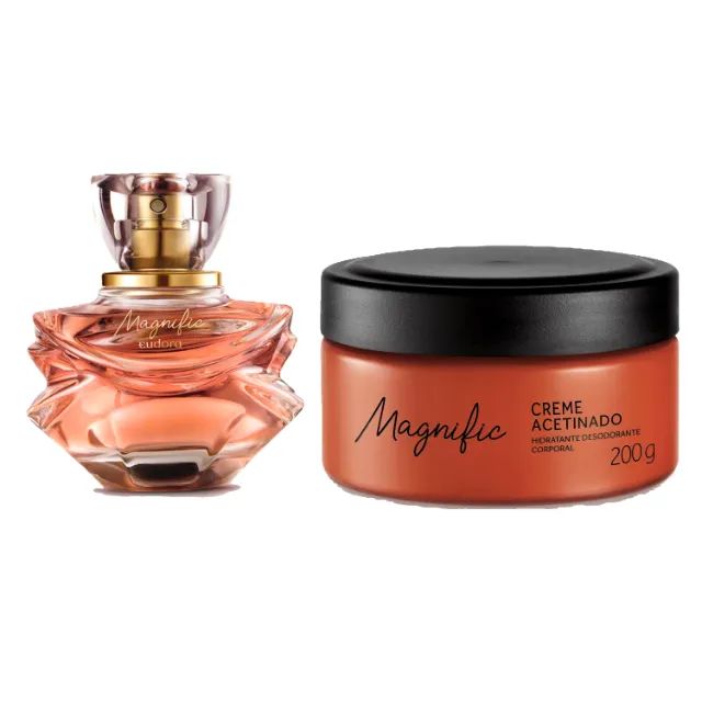 Kit Combo Eudora Magnific Perfume 75ml + Hidratante 200g