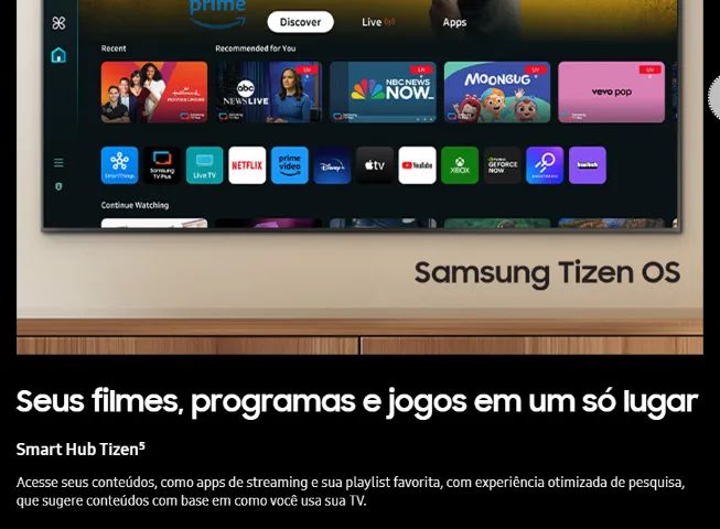 Smart tv QLED 65 Samsung Lacrada 1 ano garantia - Foto 4