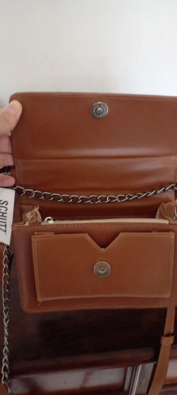 Bolsa marrom nova - Foto 3