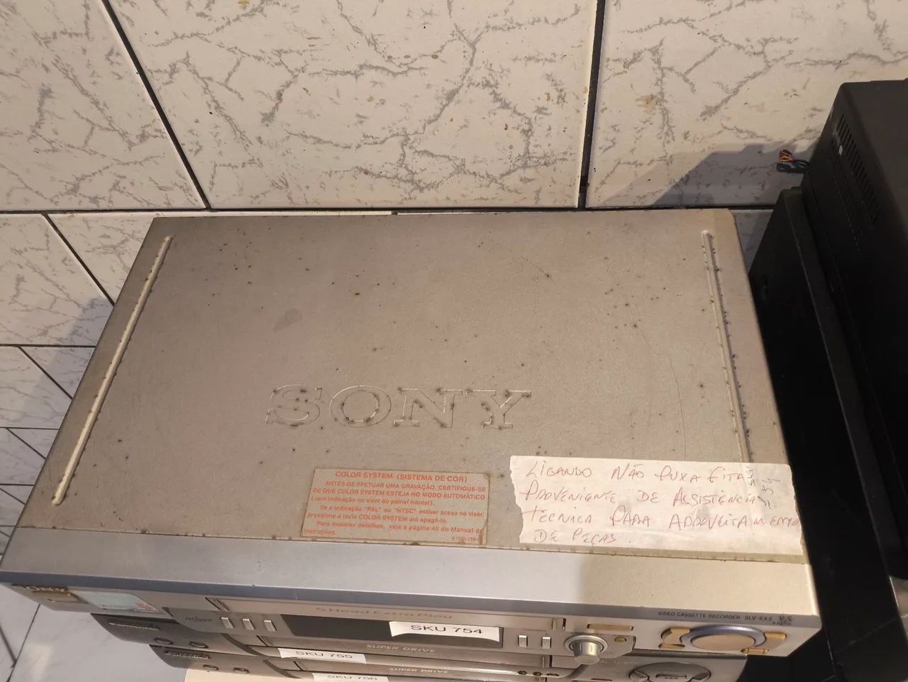 Vídeo cassette vários modelos para peças ou possível restauro  - Foto 6
