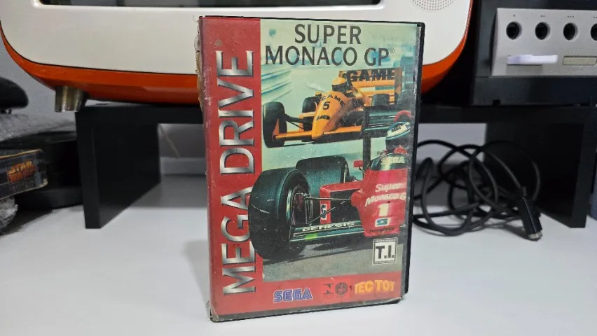 Super Monaco GP Mega Drive/Genesis original Tectoy com caixa e encarte