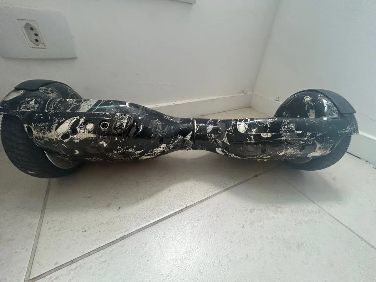 Hoverboard com Design de Caveira elétrico  - Foto 3