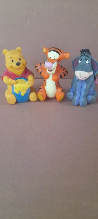 Bonecos Winnie the Pooh, Tigrão e Eeyore