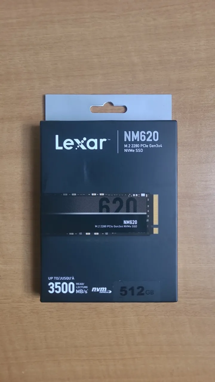 SSD Nvme 512GB, 3500mbs, Lexar (Novo e Garantia)