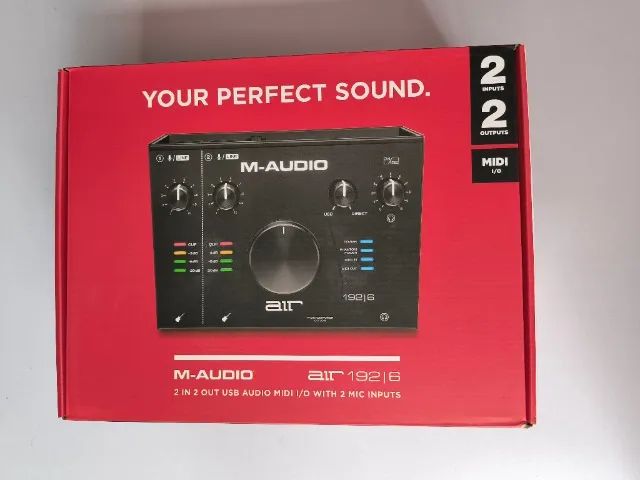 Novo - M-Audio AIR 192|6 Interface de Áudio - Novo, Lacrado - Foto 4