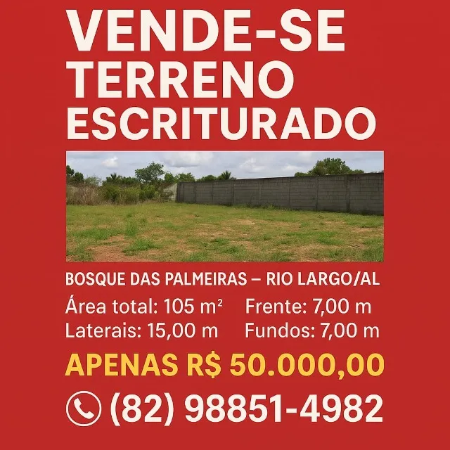 TERRENO ESCRITURADO