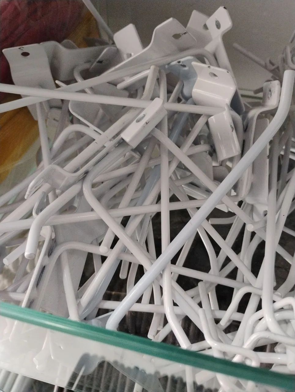 Gancho 15cm branco novo