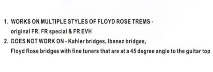Ajustador de oitavas ponte Floyd Rose  - Foto 3