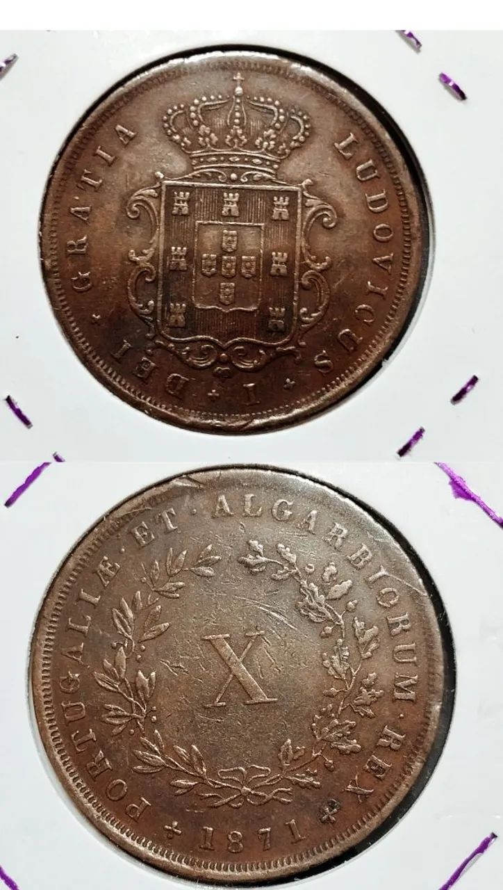 Moeda Portuguesa 1871