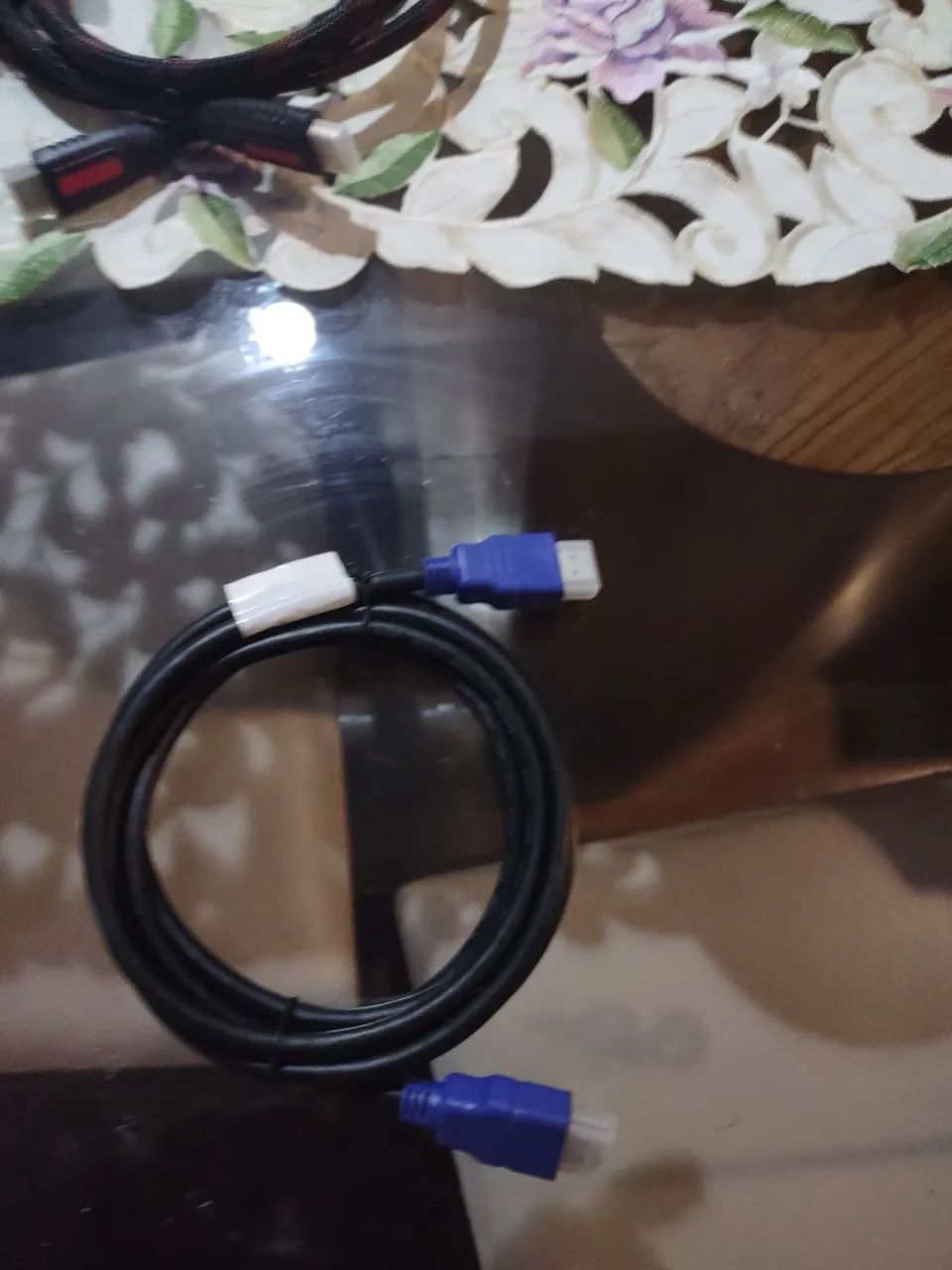 Lote com 3 cabos HDMI para Computador - Foto 4