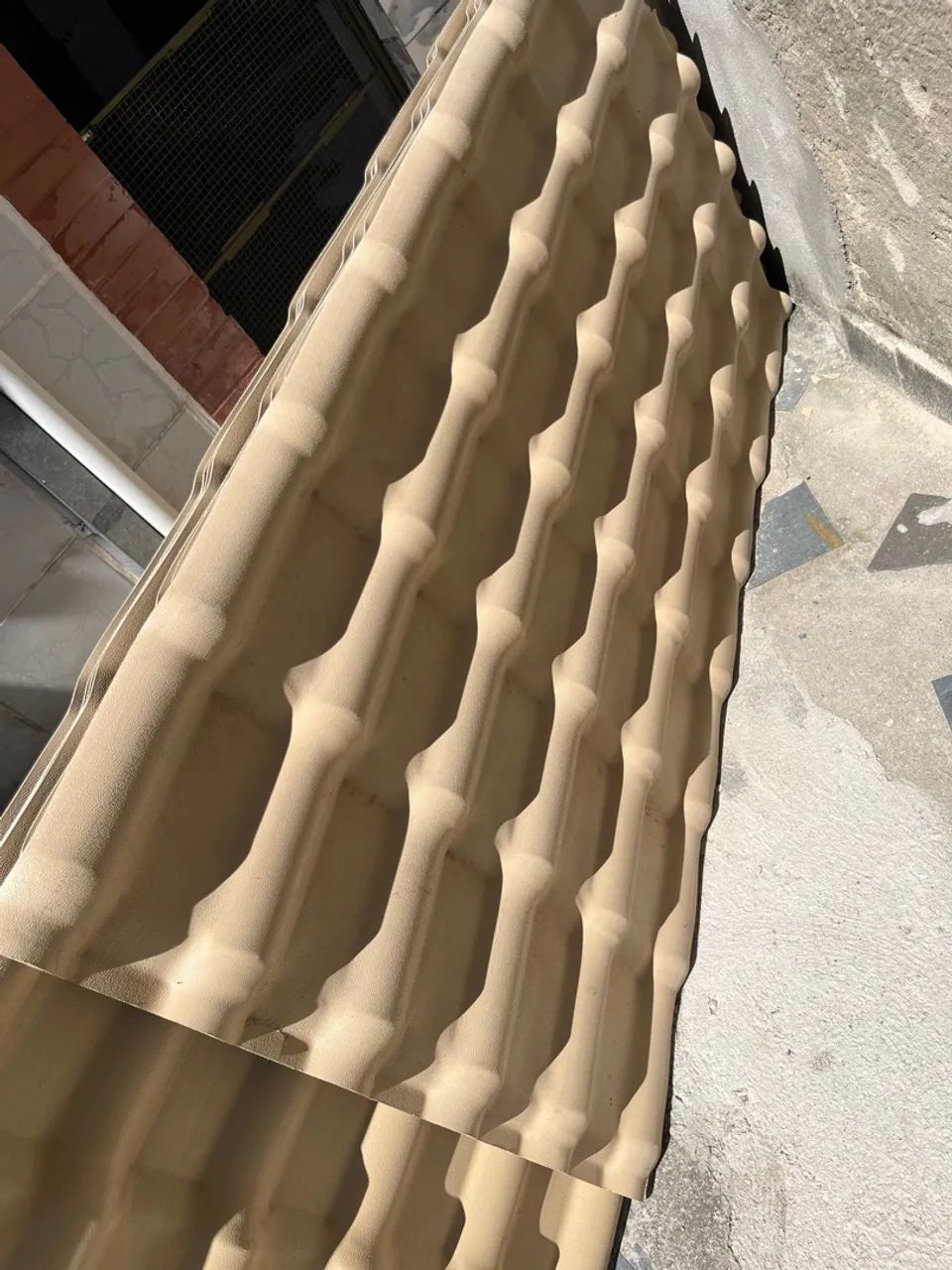 Telhas de PVC Marfim 0,86x3,28m Precon - Foto 6