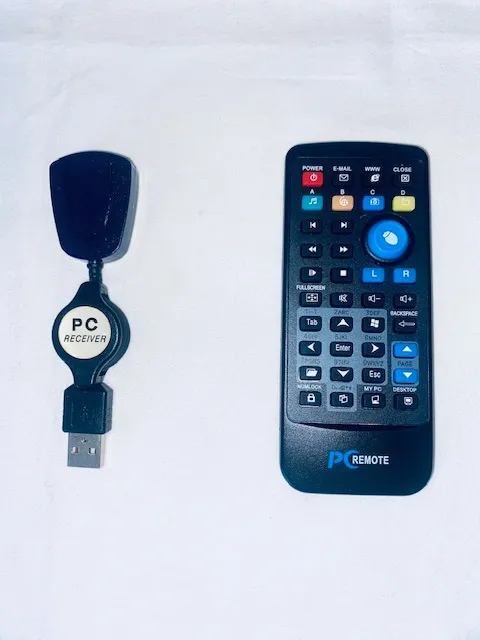 CONTROLE REMOTO SEM FIO PARA PC USADO LER DESC