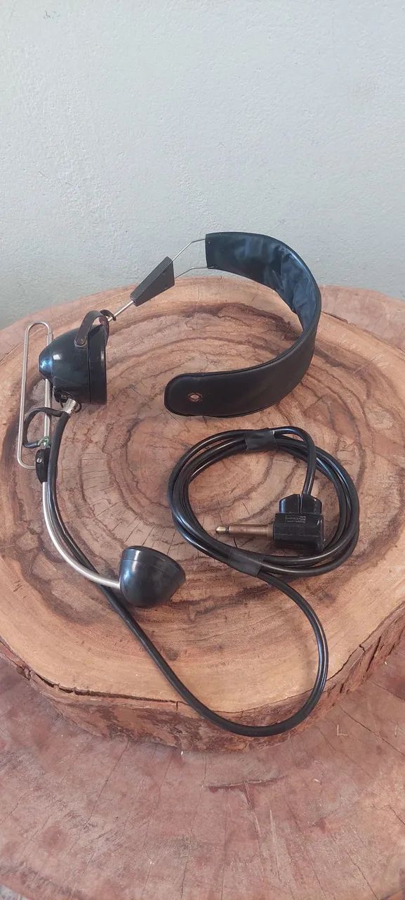  Antigo Fone de ouvido vintage