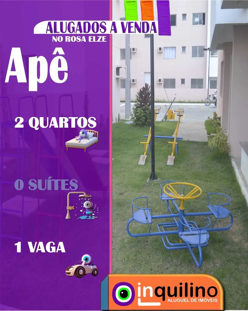 Apto para venda no Condomínio Horto das Rosas