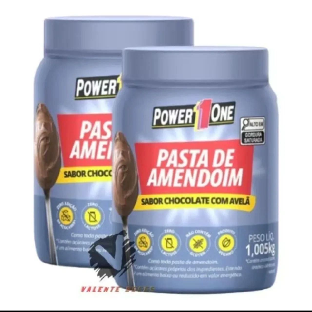 Pasta de Amendoim Power One - Sabor Chocolate com Avelã - 1,005kg
