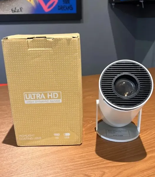Projetor Portátil Mini Full HD 4K Nova HY300 150 Polegadas Smart TV