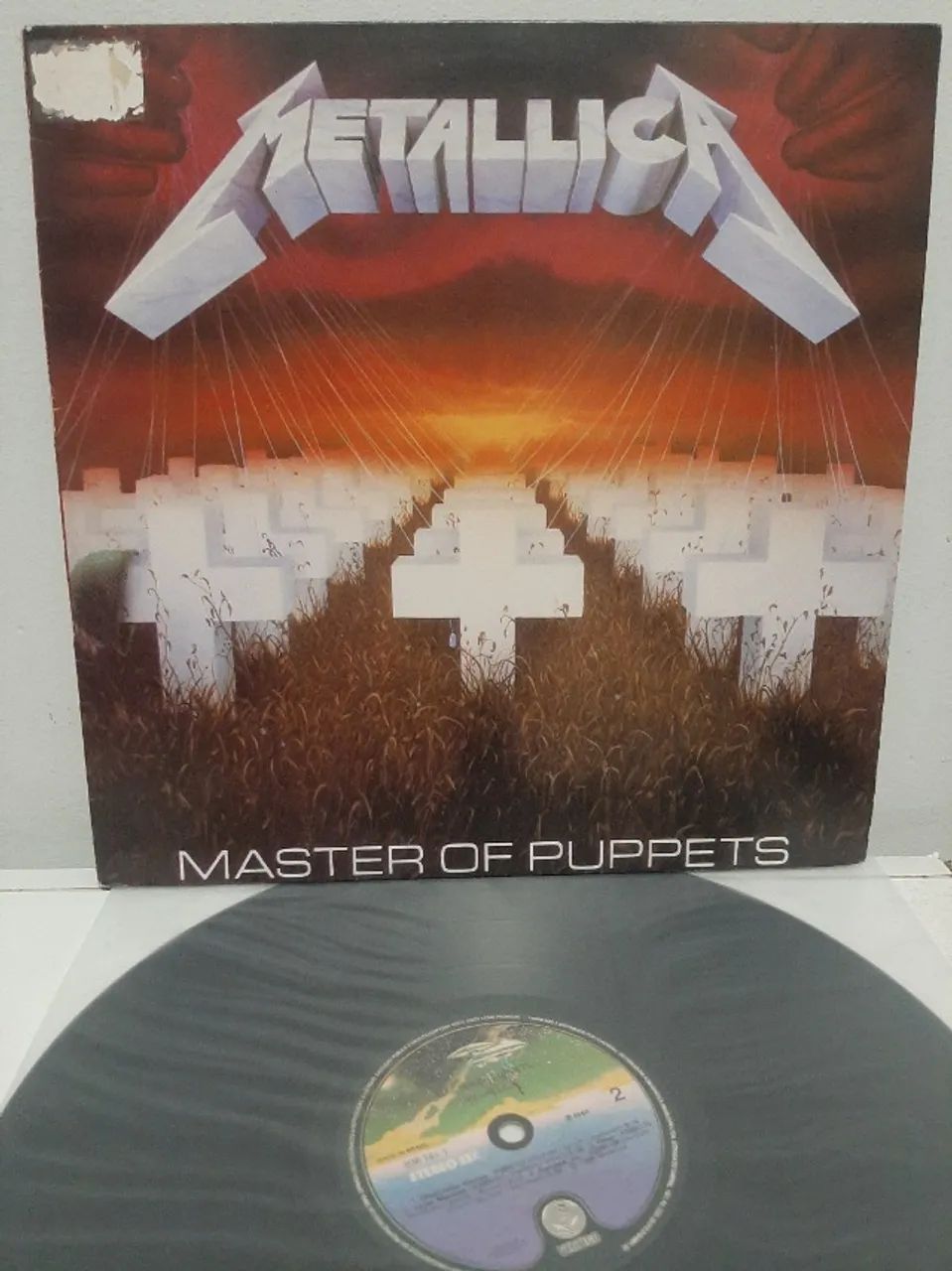 LP Disco de Vinil Metallica Master of Puppets Nacional Vertigo C/ Encarte