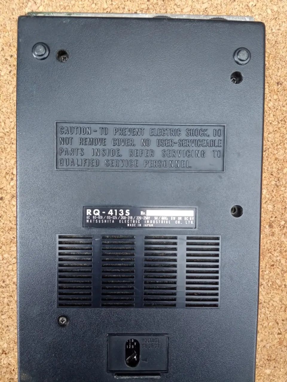 ÚLTIMO DISPONÍVEL!!! Gravador National Panasonic  vintage modelo : RQ 413 S - Foto 4