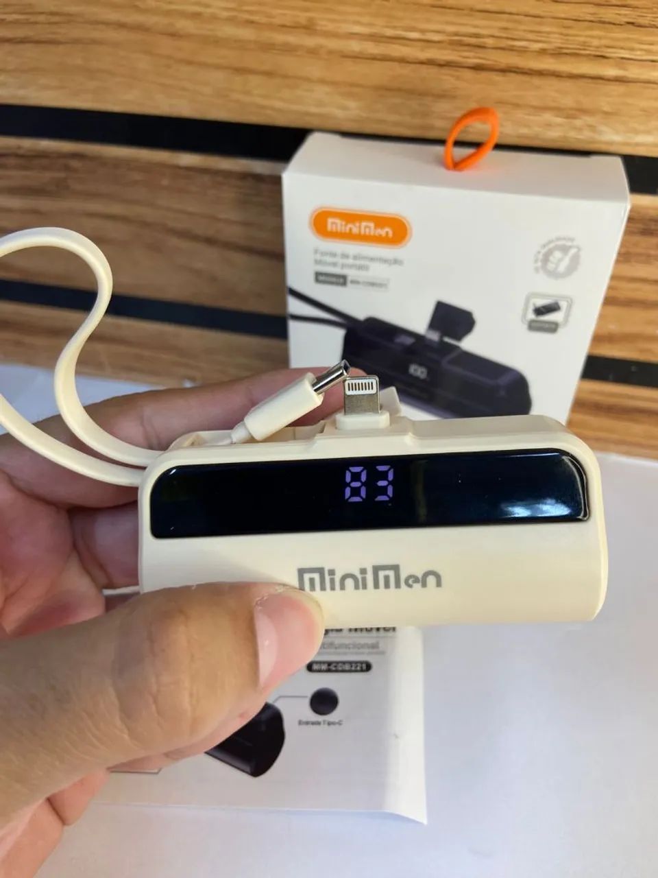 Carregador Portátil Mini Power Bank 8300 mAh