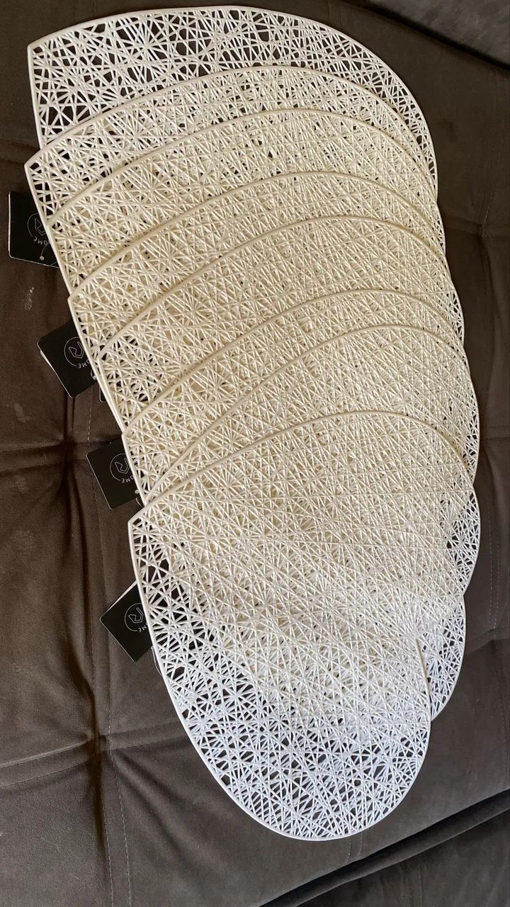 Jogo para mesa lugar americano em PVC formato coração  - Foto 3