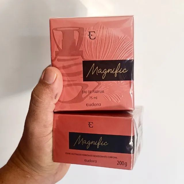 Kit Combo Eudora Magnific Perfume 75ml + Hidratante 200g - Foto 4
