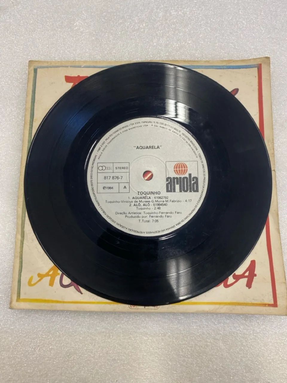 LP - Vinil - Compacto - Toquinho - Aquarela - 1984 - Foto 3