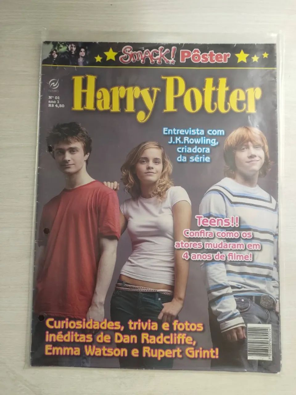 Revistas e posteres harry potter
