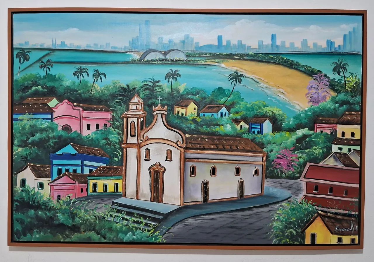 Quadros obras de Arte  100% pintura acrílica sobre tela.  - Foto 2
