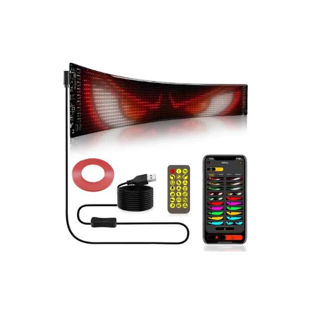 Painel de Luz Led Minimen MM-DB64 para carro ou vitrine