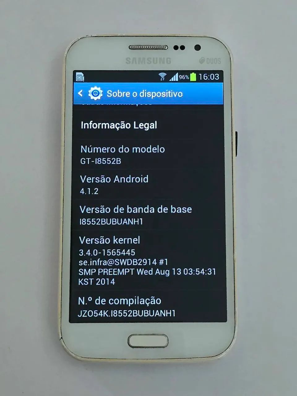 Samsung Galaxy Win Duos I8552 Branco (Funcionando 100%) - Foto 3