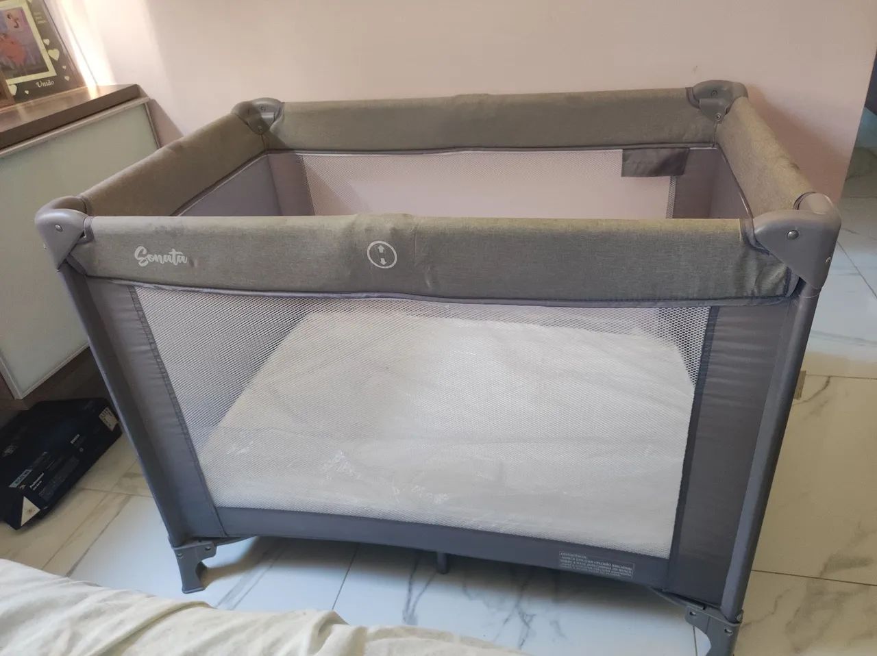 Berço Portátil com Colchão 