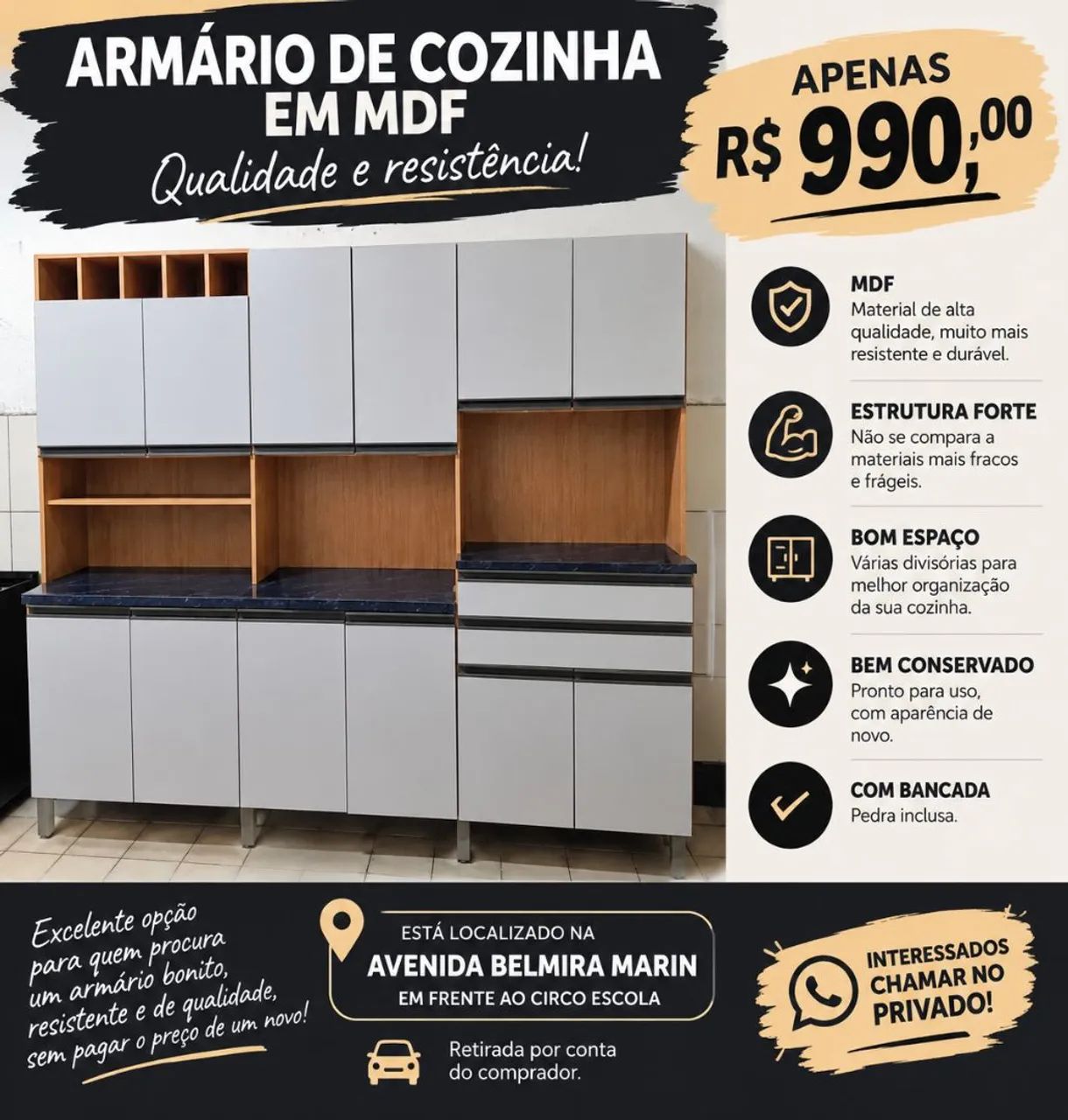 Armário de cozinha completo  - Foto 2