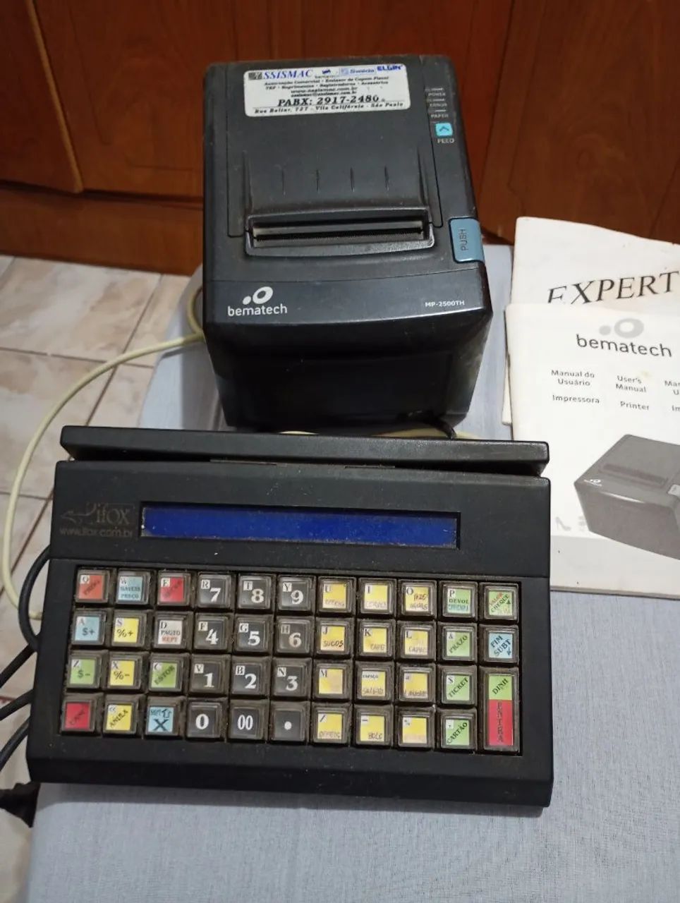 IMPRESSORA E TECLADO PARA ESTACIONAMENTO  - Foto 4