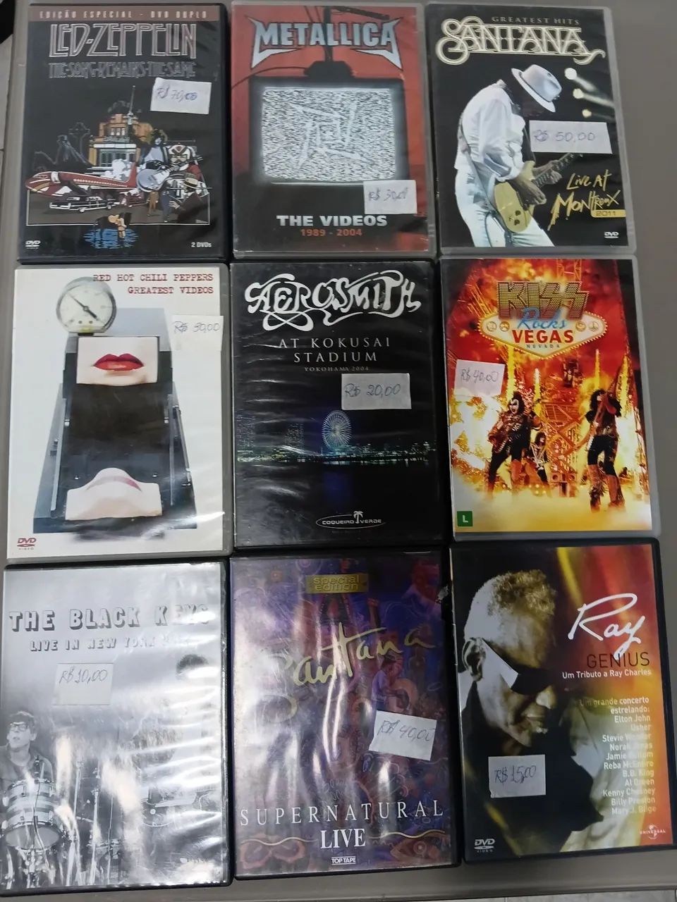Dvd usado de rock 