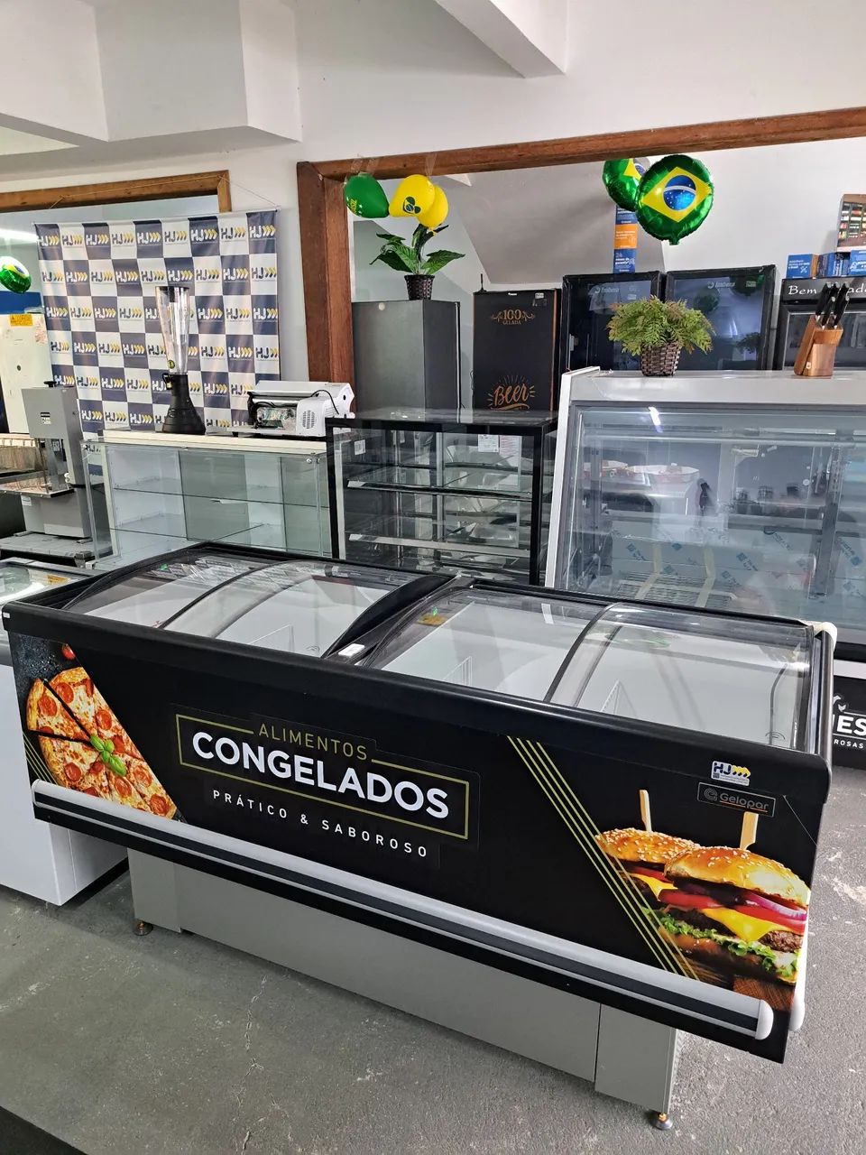 Ac ilha de congelados Freezer Gelopar 