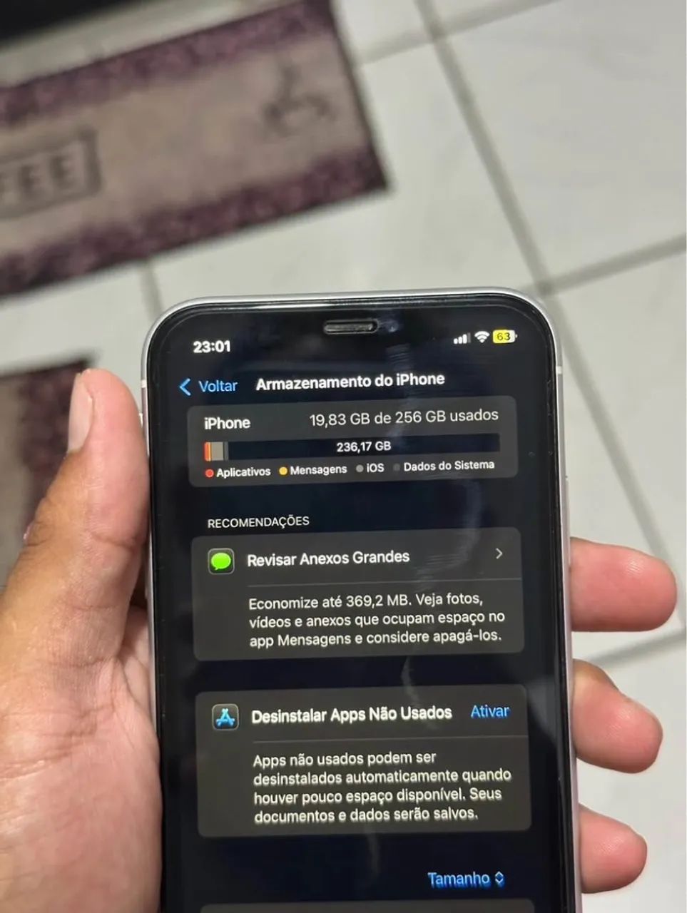 iPhone XR 256 GB pra trocar em Android